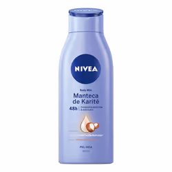 NIVEA Shea Smooth, Lait, Femmes, Hydratant, Nourrissant, Lissage, Peau sèche, 400 ml, Beurre de karité
