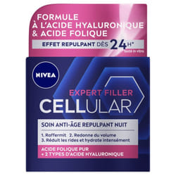 Nivea Cellular Expert Filler Soin de Nuit Anti-Âge Repulpant 50 ml