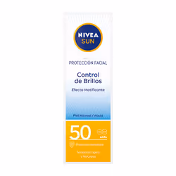 NIVEA UV Face Shine Control Spf 50, Crème d’écran solaire, Visage, Tube, Matifiant, Protection, Peau mixte, Peau normale, 50  ...