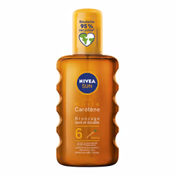 NIVEA SPRAY SOLAIRE HUILE CAROTENE FPS 6 PROTECT &amp; BRONZE 200 ml, Huile, Protection, Tous types de peau, 200 ml, Spray, 1 ...