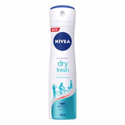 NIVEA DRY FRESH, Femmes, Anti-transpirant, Déodorant spray, Spray, 150 ml, 1 pièce(s)