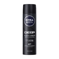 NIVEA Men Deep Black Carbon Hommes Déodorant spray 150ml