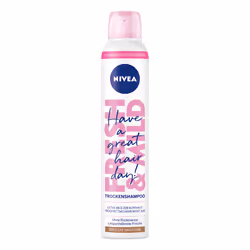 NIVEA Fresh & Mild Mittlere Haartöne, 200 ml, Shampoing sec, Non-professionnel, Femmes, Tous types de cheveux, Blond, Marron