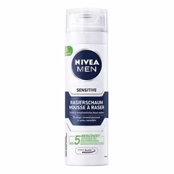 NIVEA Sensitive, Mousse de rasage, Hommes, Peau sensible, 200 ml, 1 pièce(s)