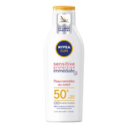 NIVEA LAIT SOLAIRE PROTECTION PEAUX SENSIBLES SENSITIVE FPS50+ 200 ml