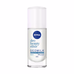 NIVEA Deo Beauty Elixir Deomilk Fresh, Femmes, Anti-transpirant, Déodorant roll-on, Bouteille, 40 ml, Tous types de peau