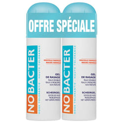 Nobacter Gel de Rasage Lot de 2 x 150 ml