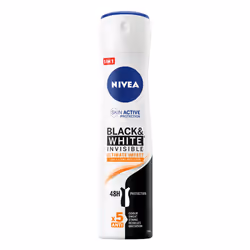NIVEA Black & White Ultimate Impact Spray, Femmes, Anti-transpirant, Déodorant spray, Spray, 150 ml, 48 h