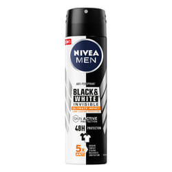NIVEA Black & White Invisible Ultimate Impact Spray Hommes Déodorant spray 150ml