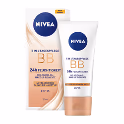 NIVEA 24h 5 in 1 BB Day Cream, Crème de jour, 50 ml