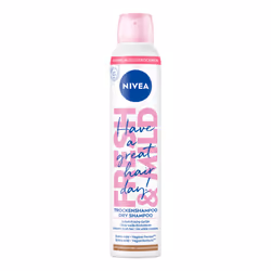 NIVEA 4005900756015, 200 ml, Shampoing sec, Femmes, Cheveux châtains, Nettoyage, Rafraîchissant, Butane, Isobutane, Propane, ...