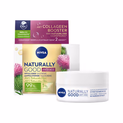 NIVEA Naturally Good Anti-Aging Day Cream, Crème de jour, Unisexe, Peau sensible, Tous types de peau, Decollete, Visage, Anti ...