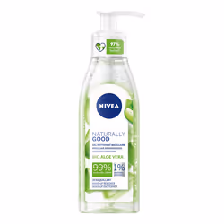 NIVEA Naturally Good Mizellen, Gel nettoyant, Unisexe, Peau grasse, Tous types de peau, Nettoyant, Rafraîchissant, Aloe vera, ...