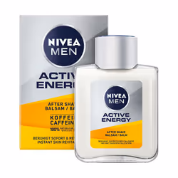 NIVEA Men Skin Energy Balm, Baume après rasage, Tous types de peau, 100 ml, Apaisant, Bouteille, Aqua, Glycerin, Isopropyl Pa ...