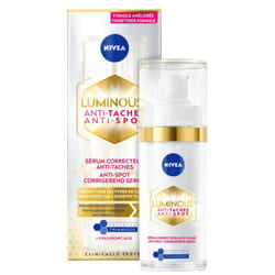 NIVEA Sérum Visage Anti-Taches Luminous630 Correcteur 30 ml - Soin Éclat pour une Peau Uniforme et Lumineuse