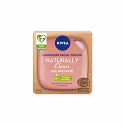 NIVEA Naturally Clean Radiant Skin, Visage, Savon en pain, Lissage, Adoucissant, Carré, Sodium Coco-Sulfate, Distarch Phospha ...
