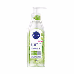 NIVEA Naturally Good Gel Nettoyant Micellaire 140 ml, 140 ml, Femmes, Peau mixte, Peau grasse, Nettoyant, Hydratant, Rafraîch ...