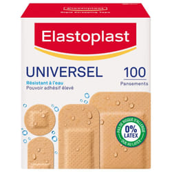 Elastoplast Pansement Universel 100 Pansements 4 Tailles