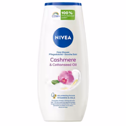 NIVEA Cashmere & Cotton seed Oil, Gel douche, Adultes, Corps, Purifiant, Bouteille, Plastique