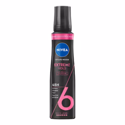 NIVEA Extreme Hold, Mousse coiffante, Unisexe, 150 ml, Tous types de cheveux, Modelage, 48 h