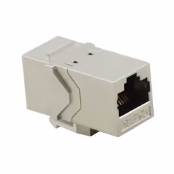 Helos 304268, Plat, Argent, RJ-45, RJ-45, Femelle, Femelle