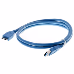 Helos 014688 câble USB 1 m USB 3.2 Gen 1 (3.1 Gen 1) USB A Micro-USB B Bleu