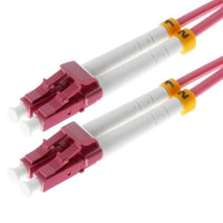 Helos 3m OM4 LC/LC câble de fibre optique Violet