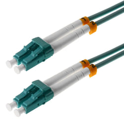 Helos 20m OM3 LC/LC câble de fibre optique Turquoise