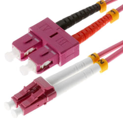 Helos 3m OM4 LC/SC câble de fibre optique Violet