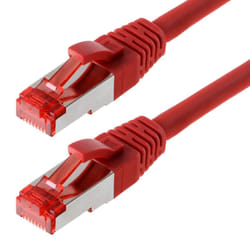 Helos CAT6 S/FTP (PIMF), 20m câble de réseau Rouge SF/UTP (S-FTP)
