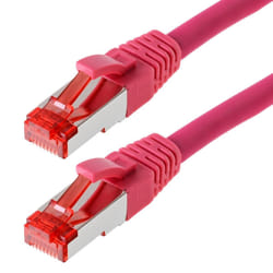 Helos CAT6a S/FTP (PIMF), 30m câble de réseau Magenta SF/UTP (S-FTP)