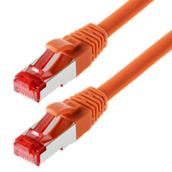 Helos S/FTP (PIMF) CAT 6 20m câble de réseau Orange Cat6 S/FTP (S-STP)