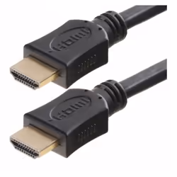 Helos 118869, 1 m, HDMI Type A (Standard), HDMI Type A (Standard), Noir
