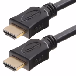 Helos 5m, 2xHDMI, 5 m, HDMI Type A (Standard), HDMI Type A (Standard), Noir