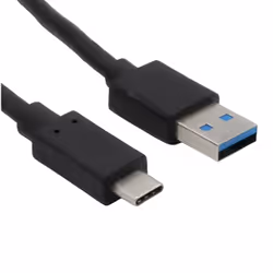 Helos 181542, 1 m, USB A, USB C, USB 3.2 Gen 2 (3.1 Gen 2), 10000 Mbit/s, Noir