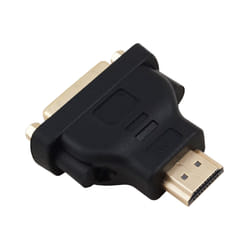 Helos 288402 changeur de genre de câble HDMI-A DVI-D Noir