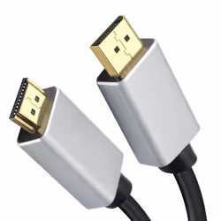 Helos 288453, 1 m, DisplayPort, HDMI, Mâle, Mâle, Droit