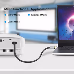 Helos 288453 câble vidéo et adaptateur 1 m DisplayPort HDMI Noir