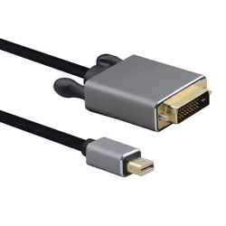 Helos 288475, 1 m, Mini DisplayPort, DVI-D, Mâle, Mâle, Droit