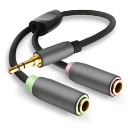 Helos 288715 séparateur audio Noir, Gris