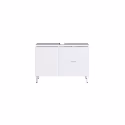 Complétez la décoration contemporaine de votre salle de bain en adoptant ce ravissant meuble sous lavabo 2 portes et 1 tiroir ...