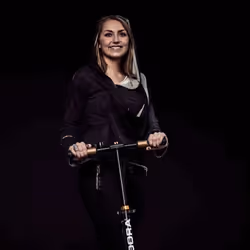 HUDORA BigWheel Air 230 Dual Brake Universel Scooter classique Noir, Blanc - Vue supplémentaire 2