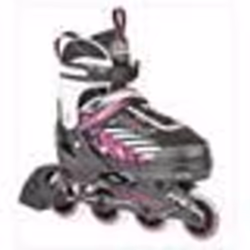 HUDORA Mia, Enfants, Noir, Lilas, Motif, Rollerblades, 29 - 32