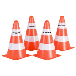 HUDORA Pylonen Rouge, Blanc Plastique