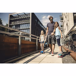 HUDORA Flitzkids 2.0 Enfants Trottinette à trois roues Bleu - Vue supplémentaire 6