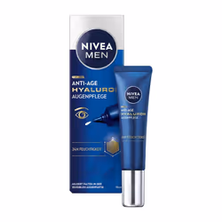 NIVEA Crème Yeux Anti-Age Hyaluron, Crème pour les yeux, Hommes, Peau mature, Tous types de peau, Anti-rides, Acide hyaluroni ...