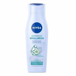 NIVEA Shampooing Hydration Hyaluron, 250 ml, Shampoing, Non-professionnel, Femmes, Cheveux mixtes, Hydratant, Brillant
