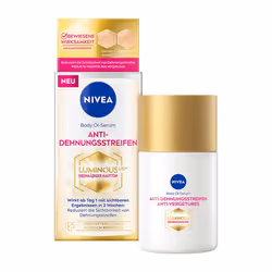 NIVEA Luminous 630 Body Oil-Serum, Huile, Femmes, Anti-vergetures, Hydratant, Lissage, Tous types de peau, 100 ml, Bouteille