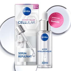 NIVEA Soin Visage Sérum Filler Expert Cellulaire à l'Acide Hyaluronique 30 ml pour une Peau Repulpée et Hydratée
