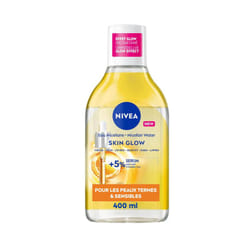 NIVEA Skin Radiance Eau Micellaire Démaquillante Visage au Sérum de Vitamine C pour Peau sensible 400 ml